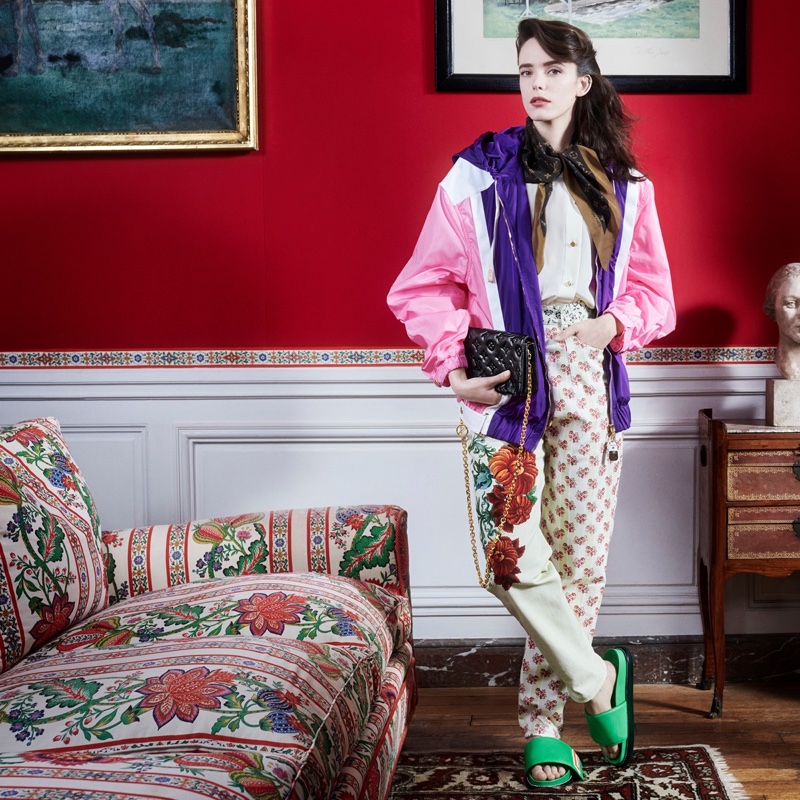 Stacy Martin stars in Louis Vuitton pre-fall 2021 campaign.