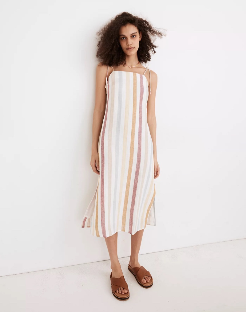 Madewell x LAUDE the Label Organic Linen Jane Maxi Dress $198