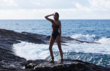Addie Bach Enchants in Max Mara Beachwear Summer 2021 Collection Max Mara Beachwear spring-summer 2021 campaign.