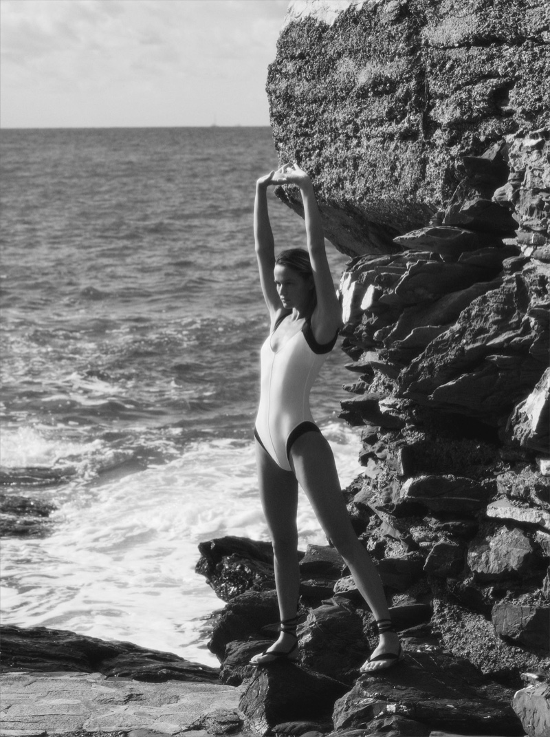 Max Mara Beachwear spring-summer 2021 campaign.