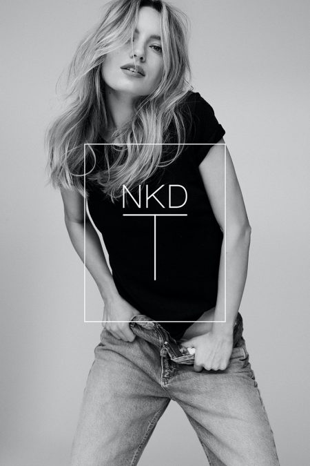 Maya Stepper Takes the Spotlight for NKD-T by NAKED Cashmere Campaign NKD-T by NAKED Cashmere spring-summer 2021 campaign. Photo: Bryce Thompson