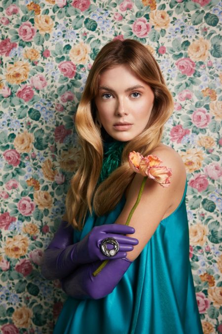 Megan Williams Embraces Romantic Florals for Grazia Bulgaria Megan Williams Embraces Romantic Florals for Grazia Bulgaria