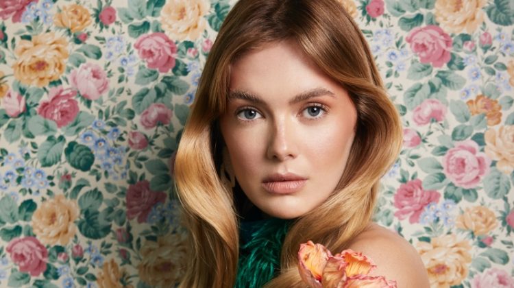 Megan Williams Embraces Romantic Florals for Grazia Bulgaria