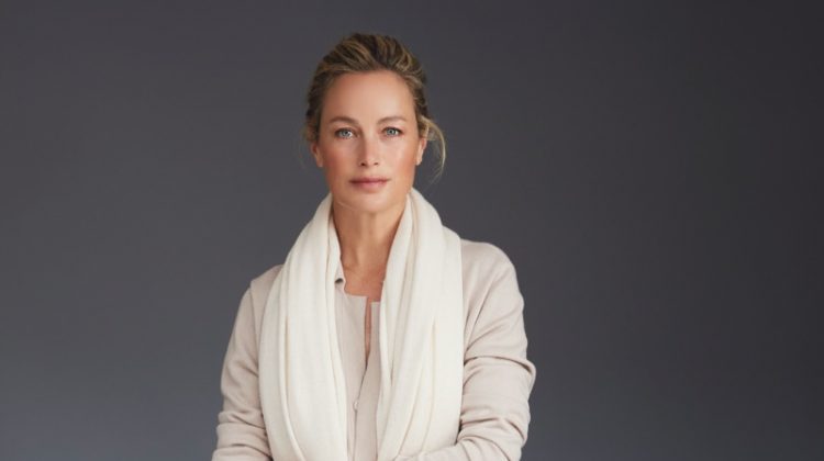 Carolyn Murphy stars in Naked Cashmere LOVE campaign.