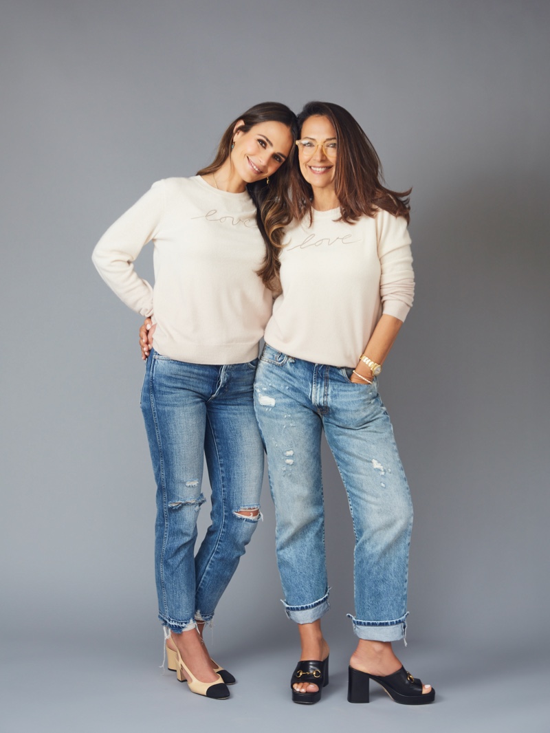 Jordana Brewster and mother Maria João star in Naked Cashmere LOVE campaign.