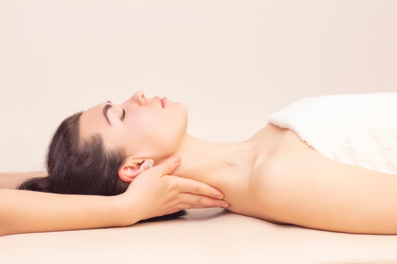 Neck Massage Treatment Woman