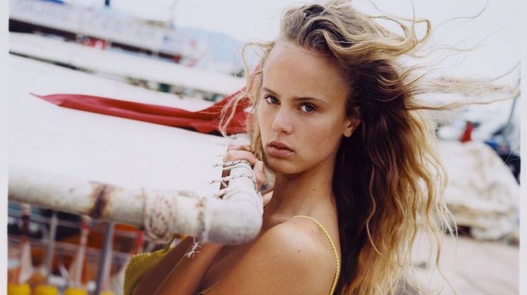 Olivia Vinten Poses in Getaway Fashions for Vogue Turkey