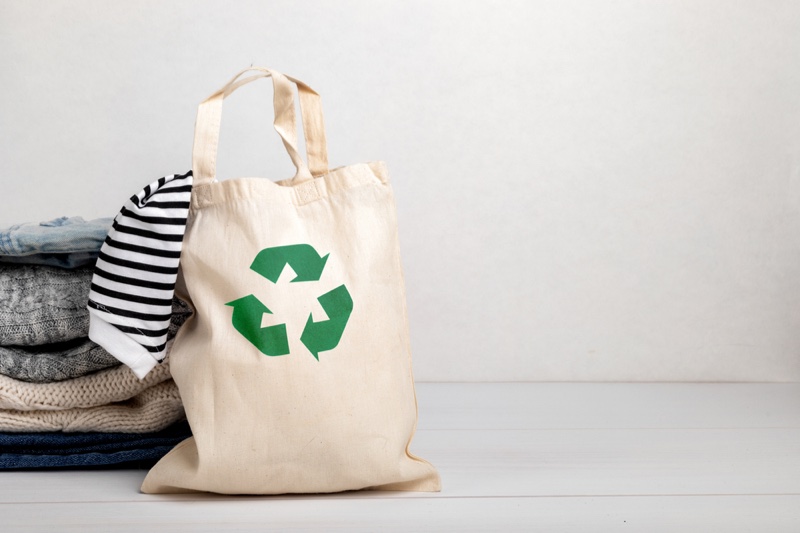 Recycle Bag Eco Clothing Concept