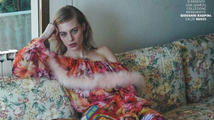 Sarah Saxinger Models Whimsical Outfits for Marie Claire Italy