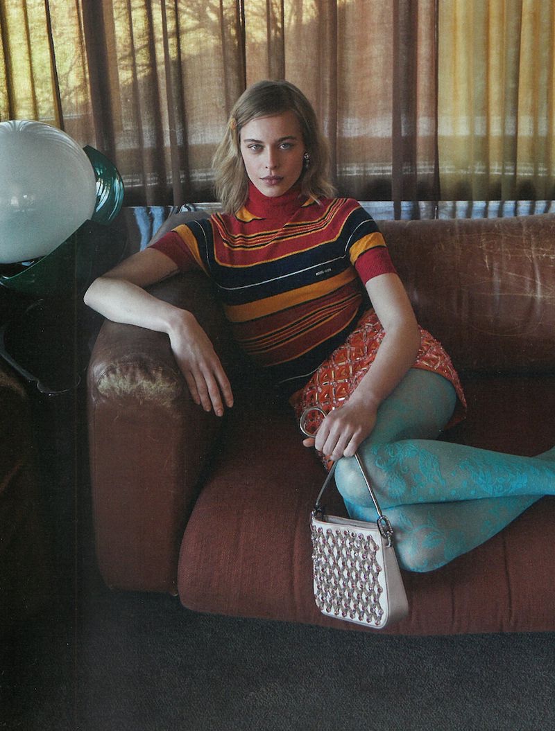 Sarah Saxinger Models Whimsical Outfits for Marie Claire Italy