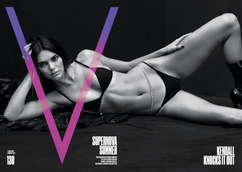 Kendall Jenner on V Magazine #130 Summer 2021 Cover.