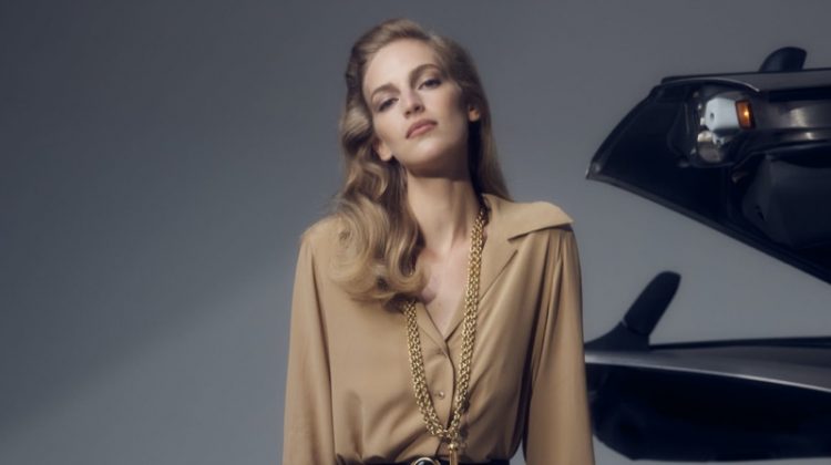Vanessa Axente Charms in Saint Laurent Looks for Marie Claire Australia