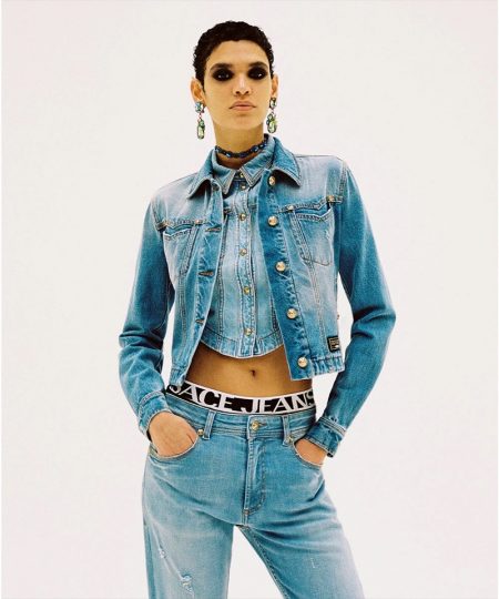 Kerolyn Soares Poses for Versace Jeans Couture Spring 2021 Campaign Kerolyn Soares stars in Versace Jeans Couture spring-summer 2021 campaign.
