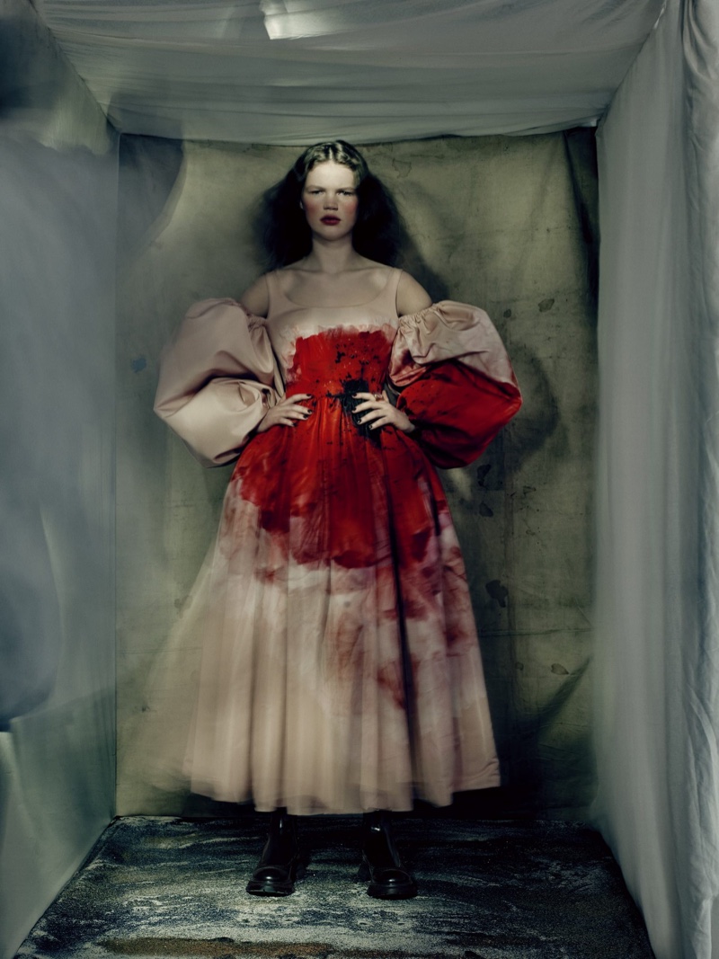 Alexander McQueen fall-winter 2021 campaign.