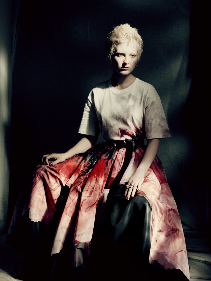 Alexander McQueen fall-winter 2021 campaign.