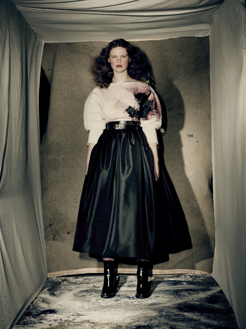 Alexander McQueen fall-winter 2021 campaign.