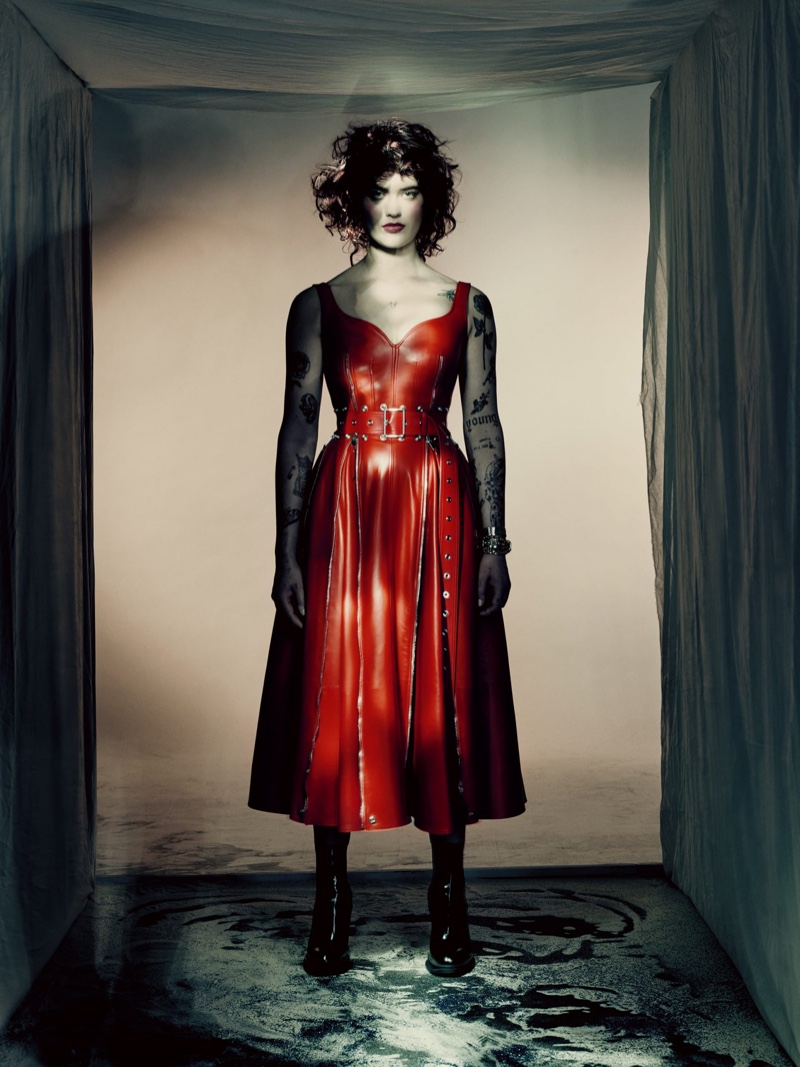 Alexander McQueen fall-winter 2021 campaign.