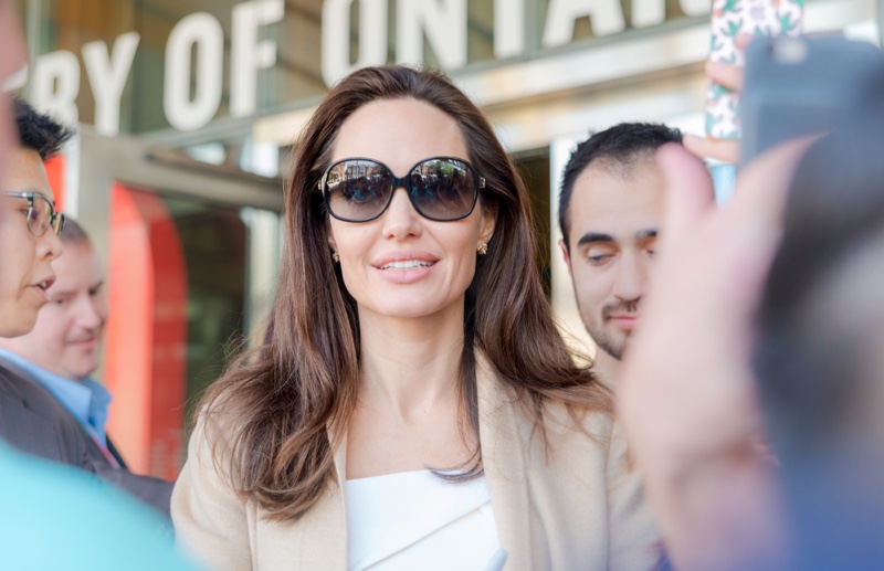 Angelina Jolie Brunette Actress