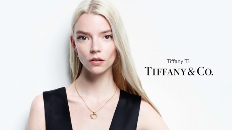 Anya Taylor Joy stars in Tiffany & Co. Tiffany T1 2021 campaign.