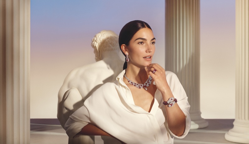 Lily Aldridge stars in Bulgari Magnifica 2021 campaign.