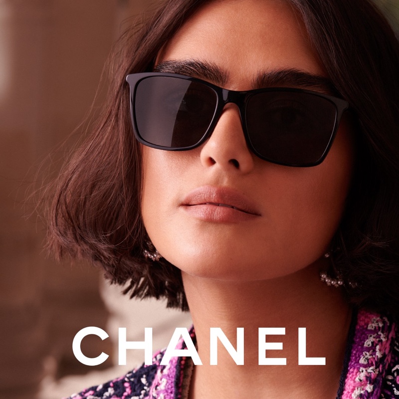 Jill Kortleve stars in Chanel Eyewear 2021 campaign.