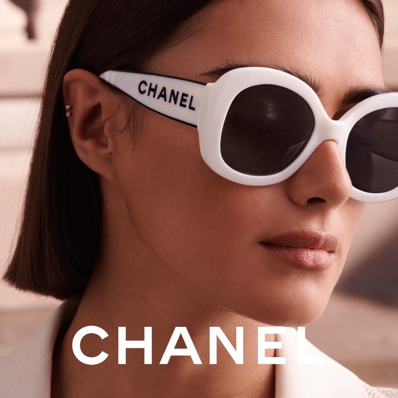 Chanel Eyewear highlights white frames for 2021.