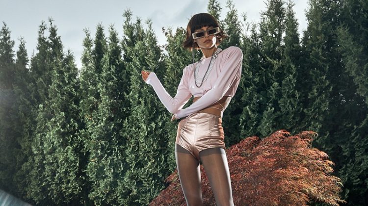 Claudia Tomozei Models Summer Fashion in Cosmopolitan Romania