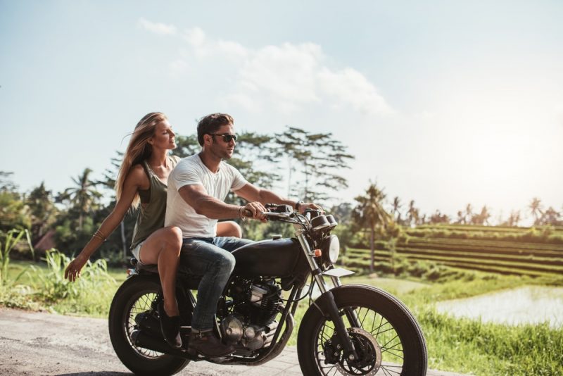 Couple Riding Bike