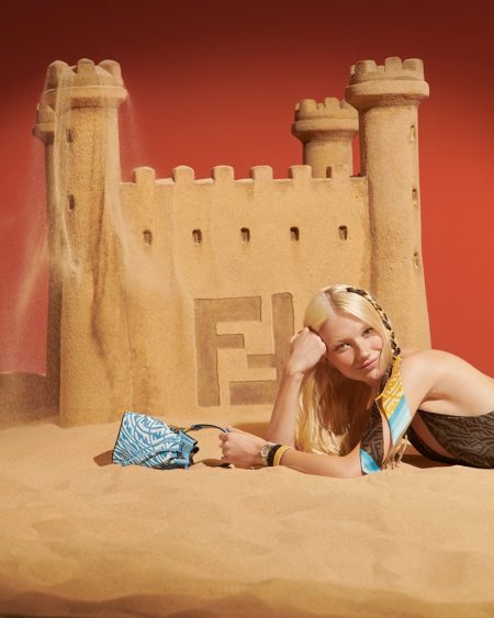 Fendi Brings Beachwear to Its Summer Vertigo Capsule Collection Fendi Summer Vertigo Beachwear 2021 Collection.