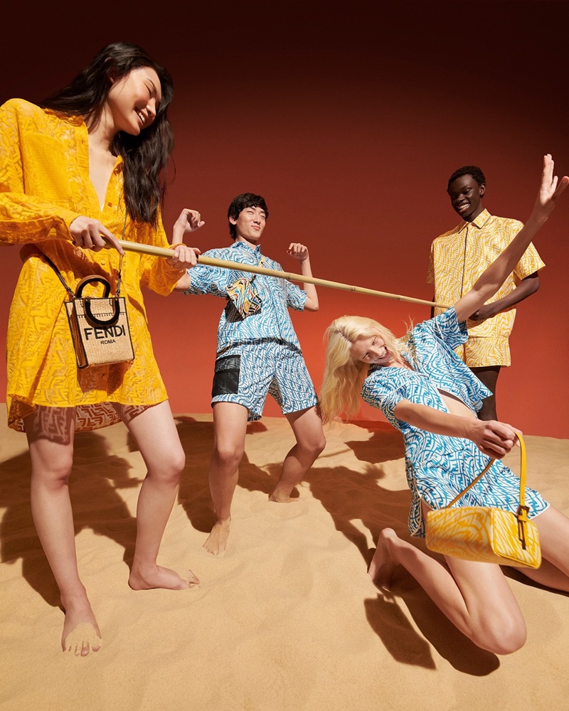 Fendi Summer Vertigo Beachwear 2021 Collection.
