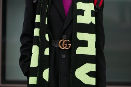 How Much Does a Gucci Double G Belt Cost? Gucci Belt Scarf Black Outfit