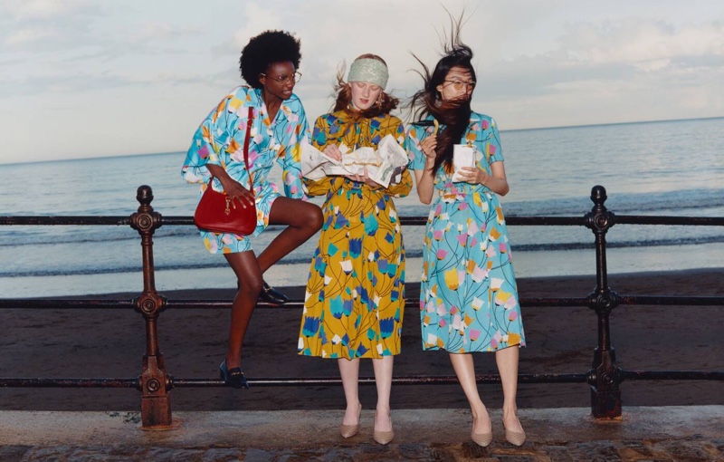 An image from Gucci's Towards the Sun summer 2021 campaign.