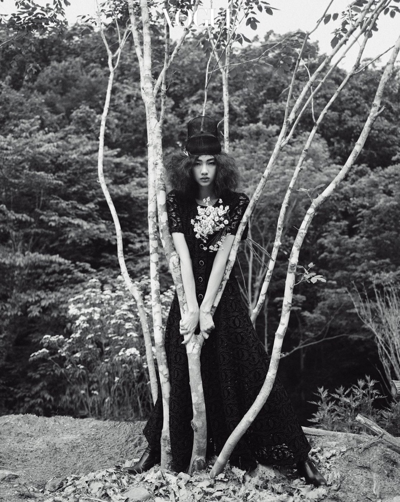 Hoyeon Jung Captivates in Chanel Fashions for Vogue Korea