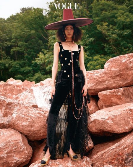 Hoyeon Jung Captivates in Chanel Fashions for Vogue Korea