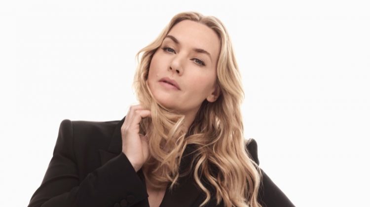 Actress Kate Winslet poses for L'Oreal Paris.