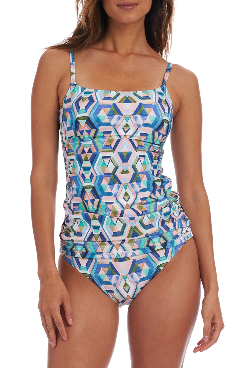 La Blanca Riviera Underwire Tankini Swim Top $94