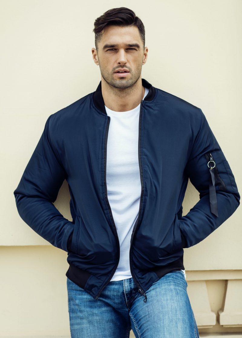 Male Model Bomber Jacket