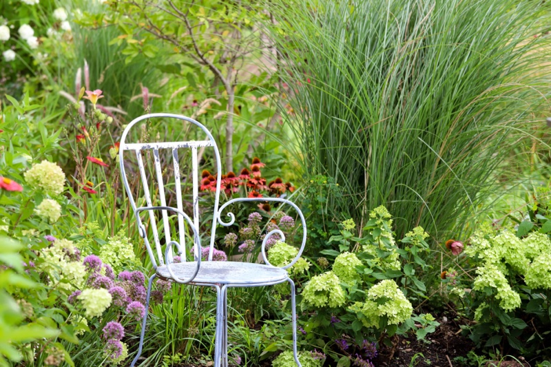 Ornamental Garden Chair Green Nature Lifestyle