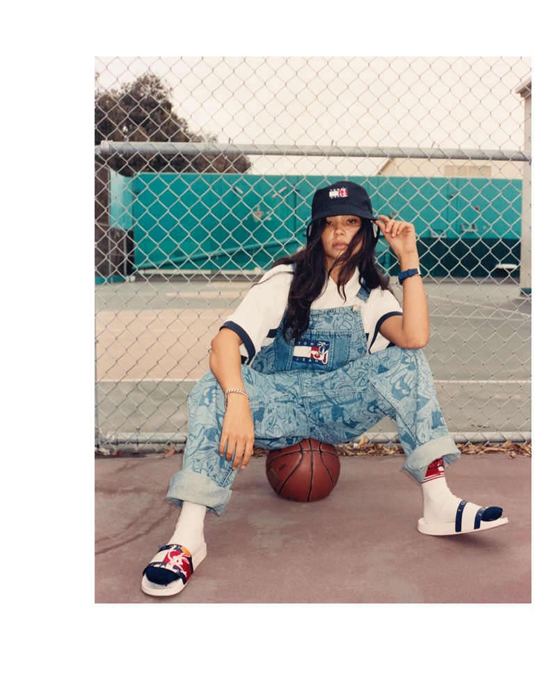 A look from the Space Jam: A New Legacy x TOMMY JEANS collaboration.