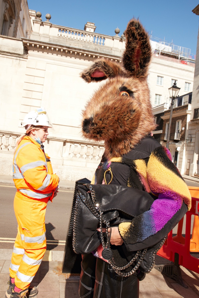 Stella McCartney sets fall 2021 campaign in London.