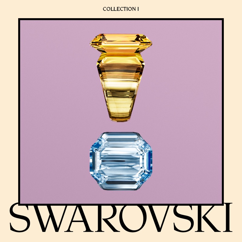 Swarovski Collection I featuring Lucent cocktail rings.