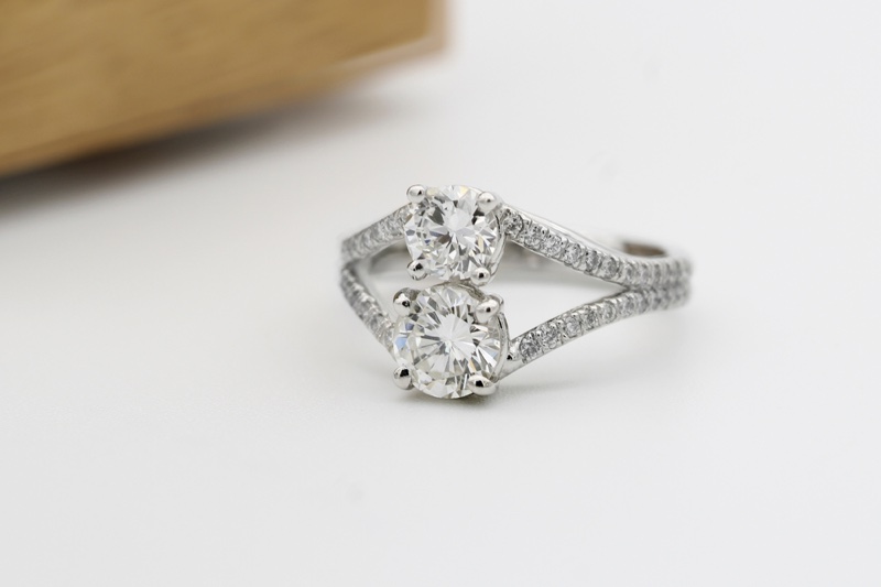 Two Stone Diamond Ring