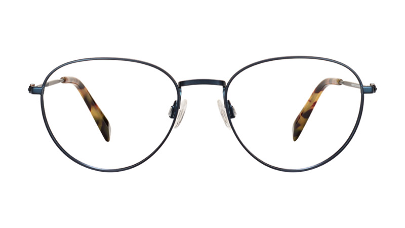 Warby Parker Hawkins Glasses in Brushed Navy $145