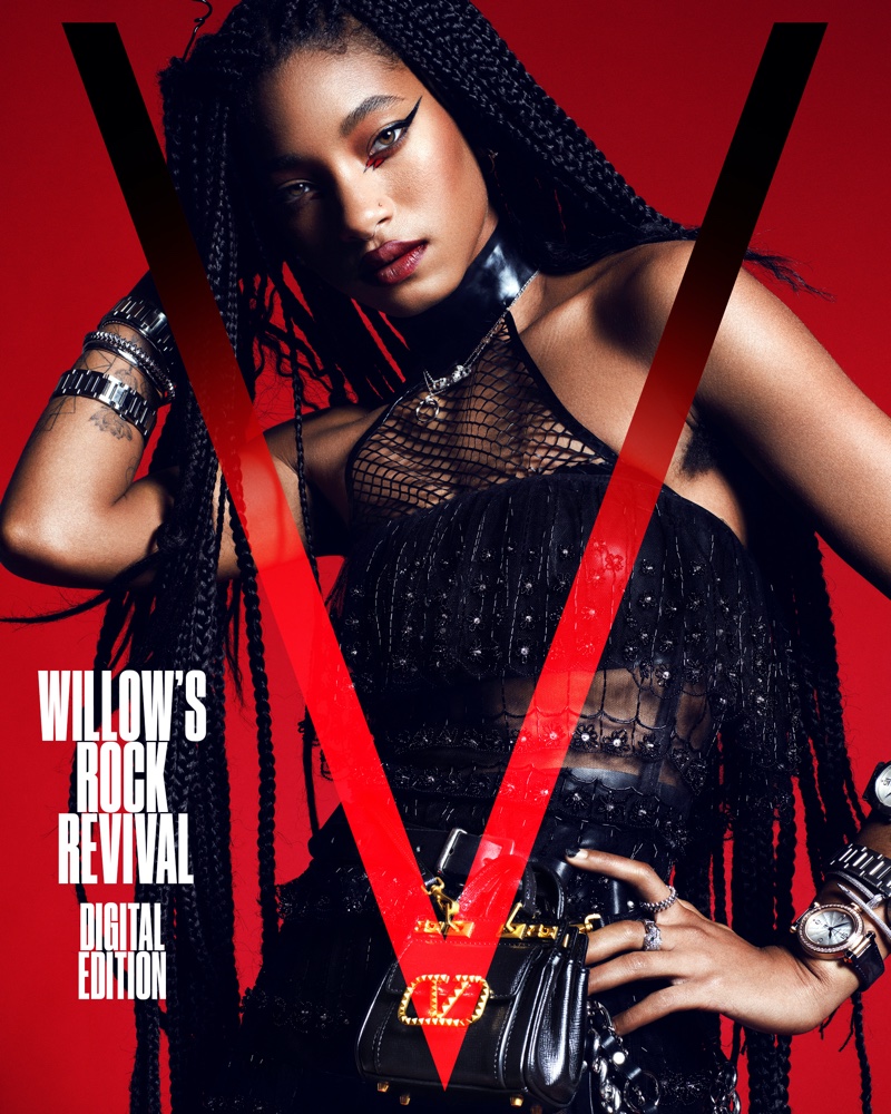 Willow Smith on V Magazine Digital 2021 Cover. Photo: Courtesy of V Magazine / Domen & Van de Velde