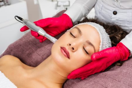 Is Mesotherapy Safe and Effective? Woman Mesotherapy Microneedling Beauty