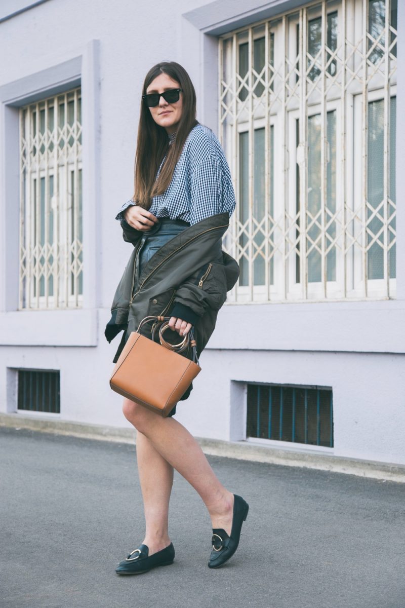 Woman Wearing Loafers