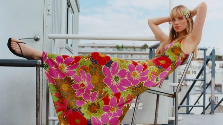 Rebecca Leigh Longendyke Models Zara’s Colorful Prints
