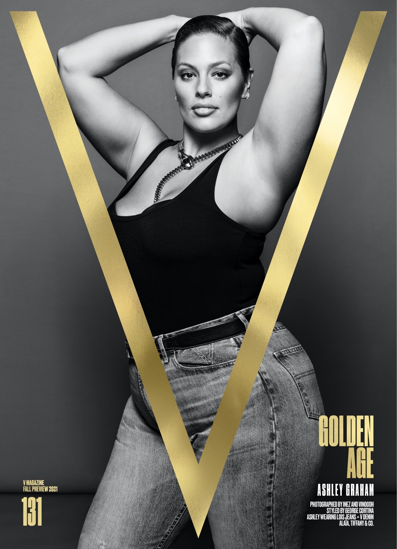 Ashley Graham on V Magazine #131 Pre-Fall 2021 Cover. Image: Courtesy of V Magazine / Inez & Vinoodh