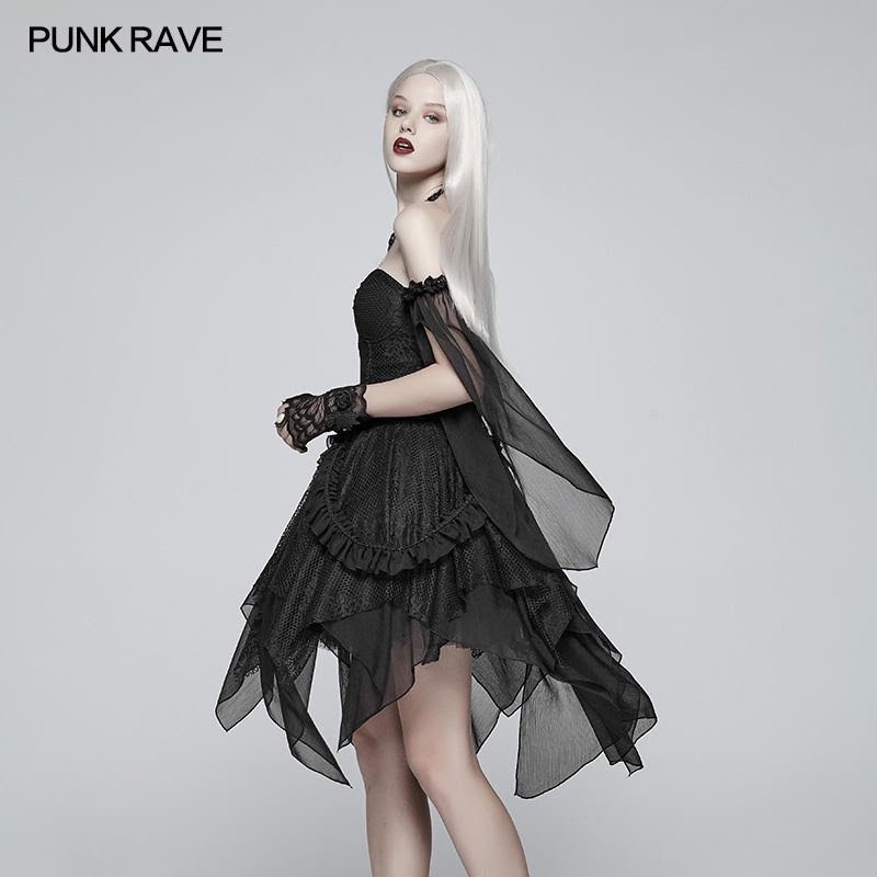 Black Dress Punk Rave Gothic