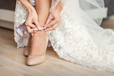 Bride Ankle Strap Heel Shoes
